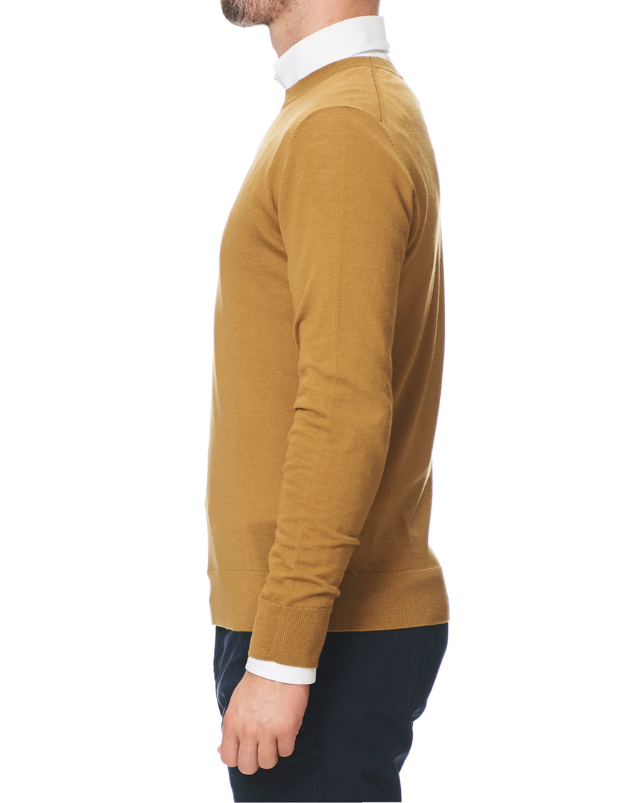 Herre | Trøjer | Samsøe Samsøe | Samsøe & Samsøe Flemming Superfine Merino Wool Crew Neck Cumin