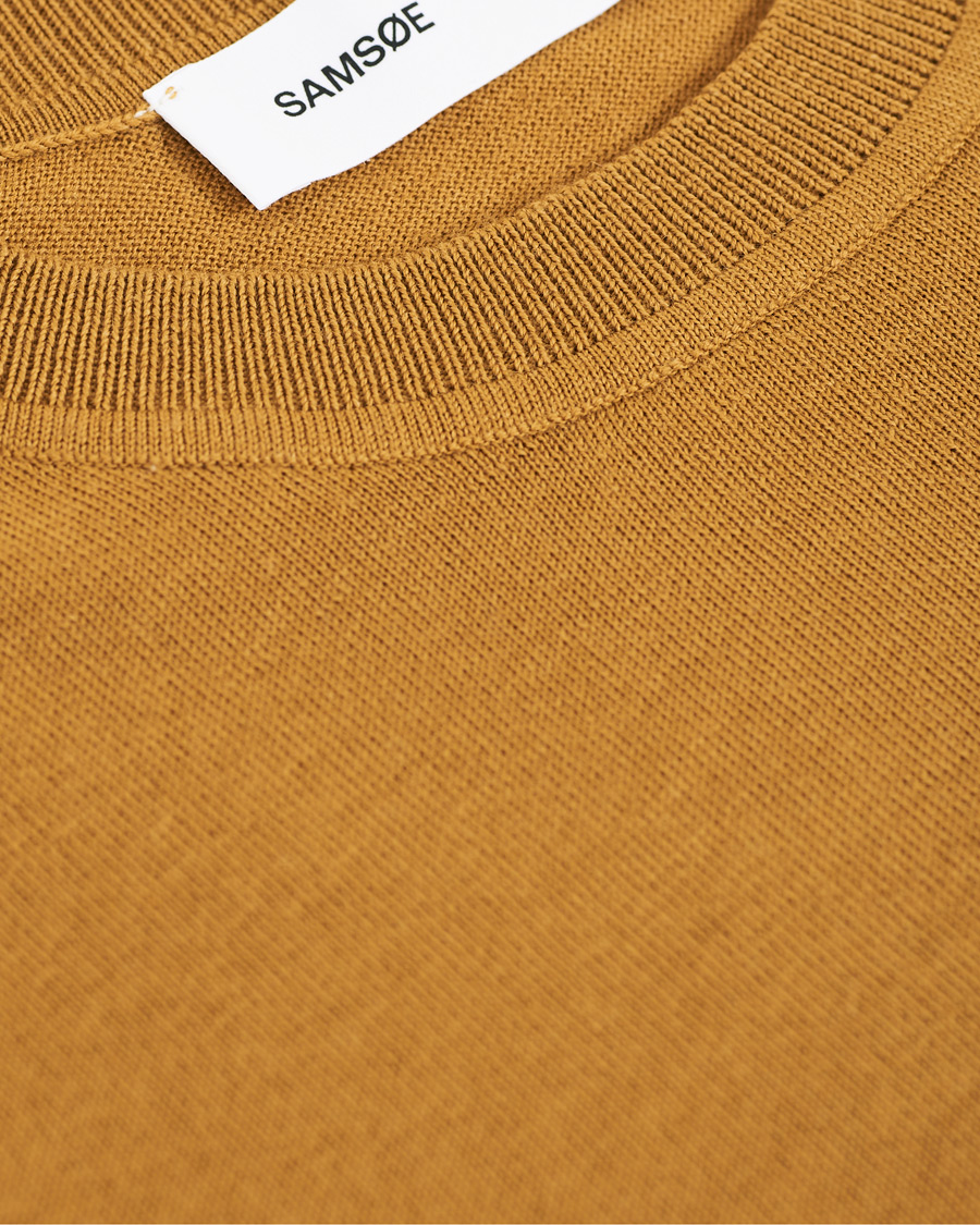 Herre | Trøjer | Samsøe Samsøe | Samsøe & Samsøe Flemming Superfine Merino Wool Crew Neck Cumin