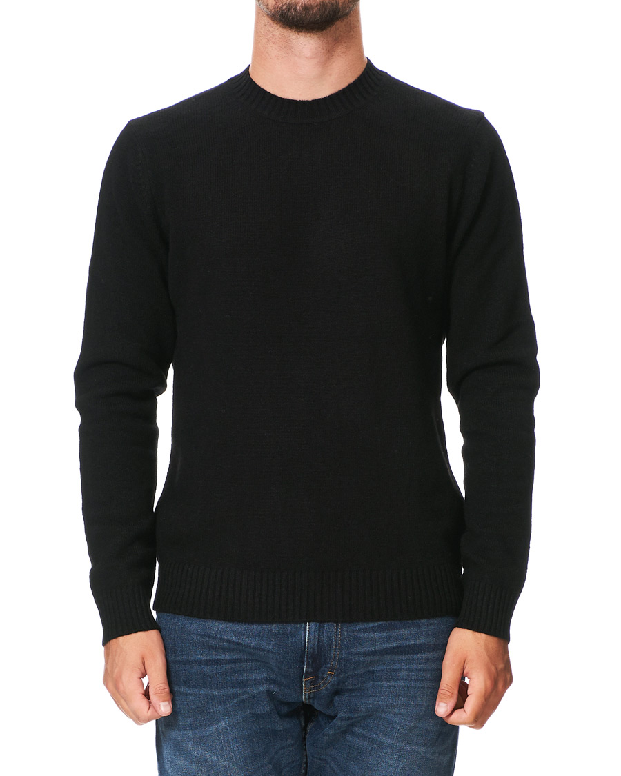 Herre | Trøjer | Samsøe Samsøe | Samsøe & Samsøe Sylli Wool Crew Neck Black