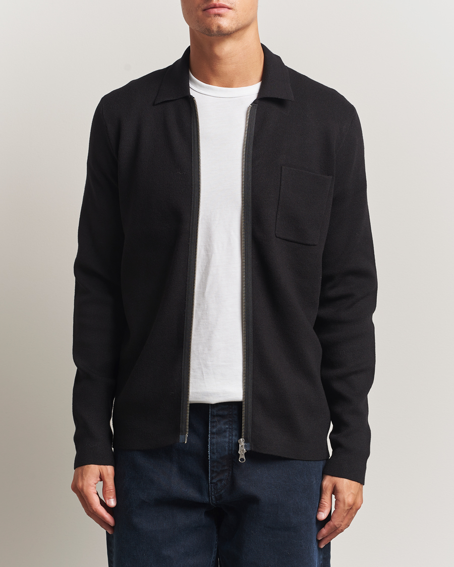 Herre | Trøjer | Samsøe Samsøe | Guna Full Zip Black