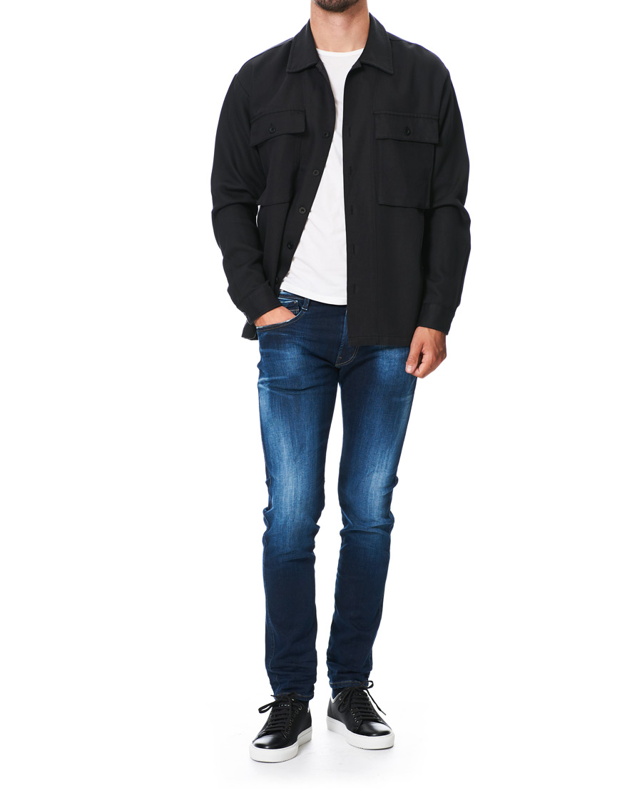 Herre | Skjorter | Samsøe Samsøe | Samsøe & Samsøe Vega Lyocell/Cotton Overshirt Black