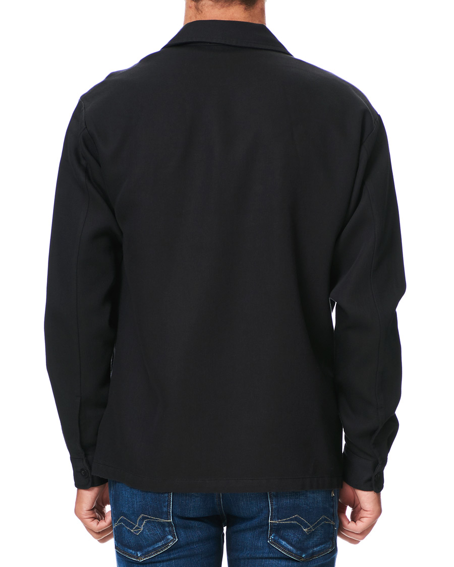 Herre | Skjorter | Samsøe Samsøe | Samsøe & Samsøe Vega Lyocell/Cotton Overshirt Black