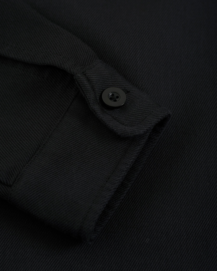 Herre | Skjorter | Samsøe Samsøe | Samsøe & Samsøe Vega Lyocell/Cotton Overshirt Black