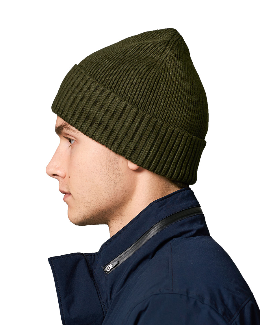 Herre | Tommy Hilfiger Pima Cotton Beanie Green | Tommy Hilfiger | Pima Cotton Beanie Green