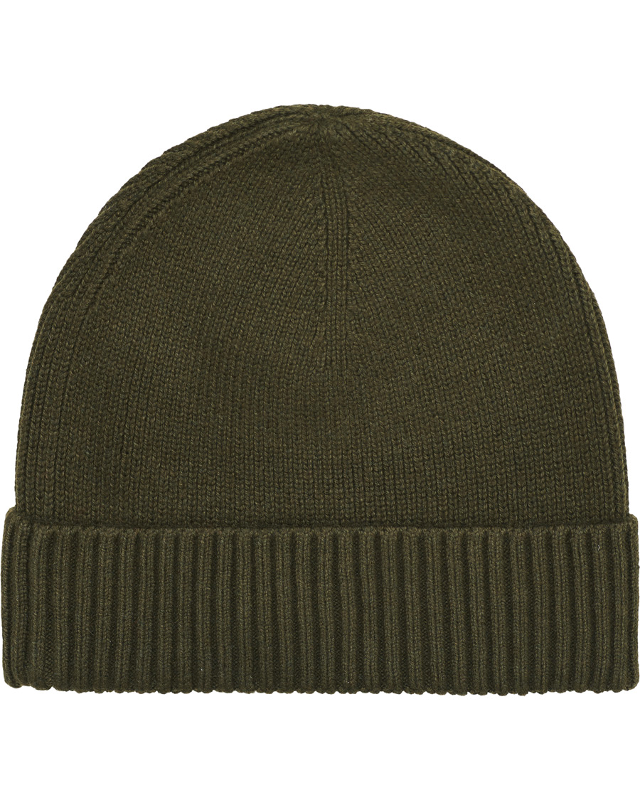 Herre | Tommy Hilfiger Pima Cotton Beanie Green | Tommy Hilfiger | Pima Cotton Beanie Green