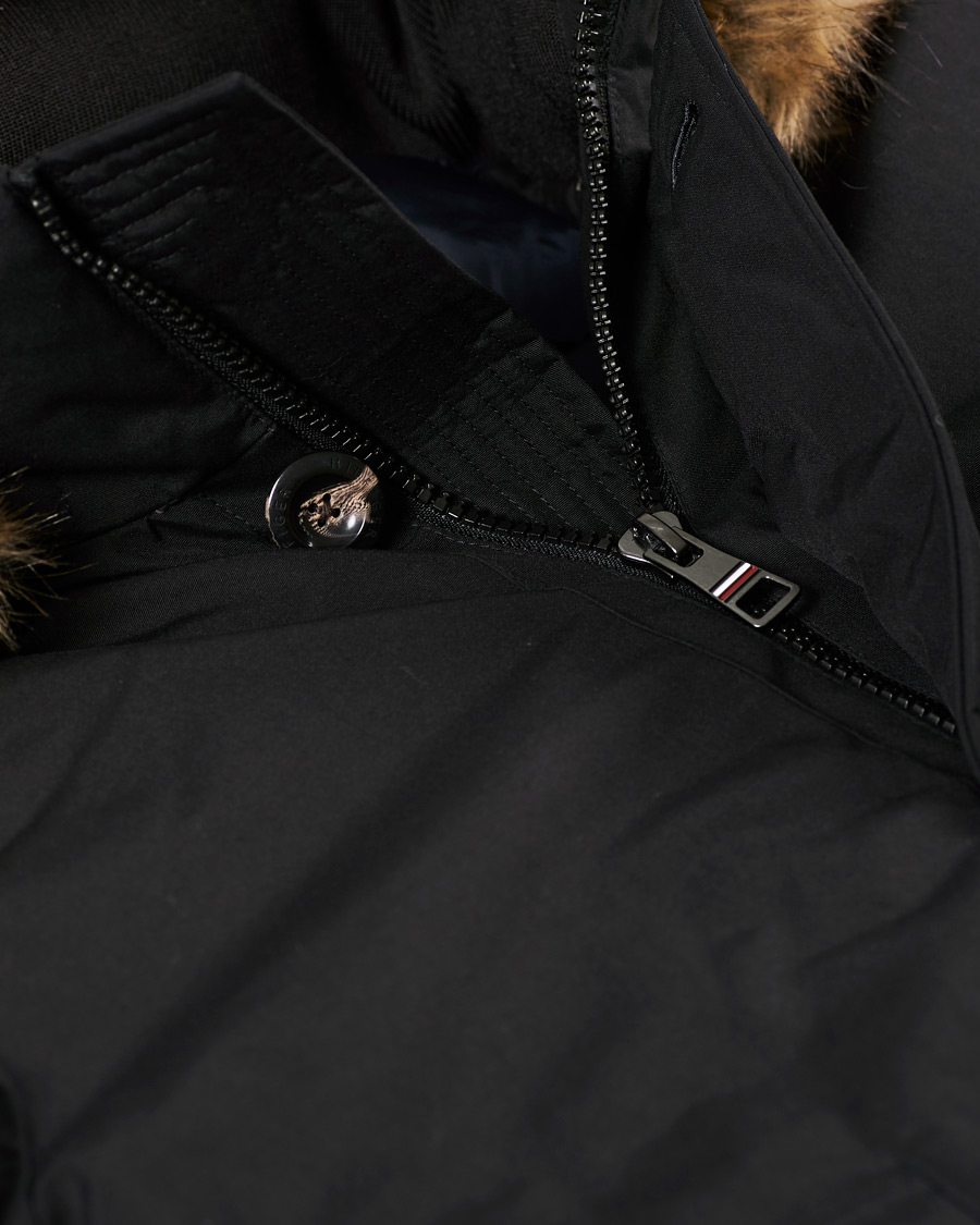 Herre | Jakker | Tommy Hilfiger | Hampton Fake Fur Down Bomber Jacket Black