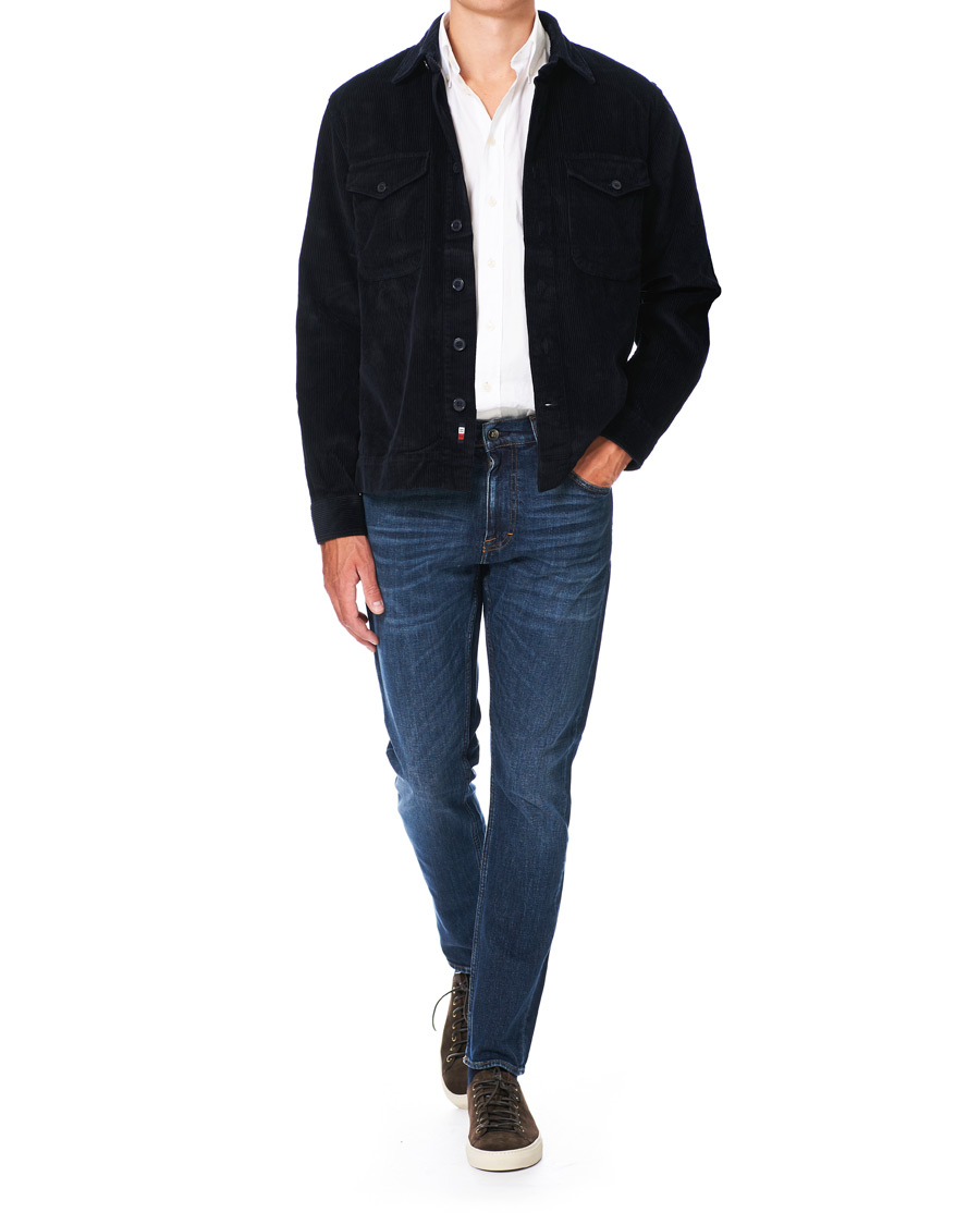 Herre | Skjorter | Tommy Hilfiger | Corduroy Overshirt Desert Sky