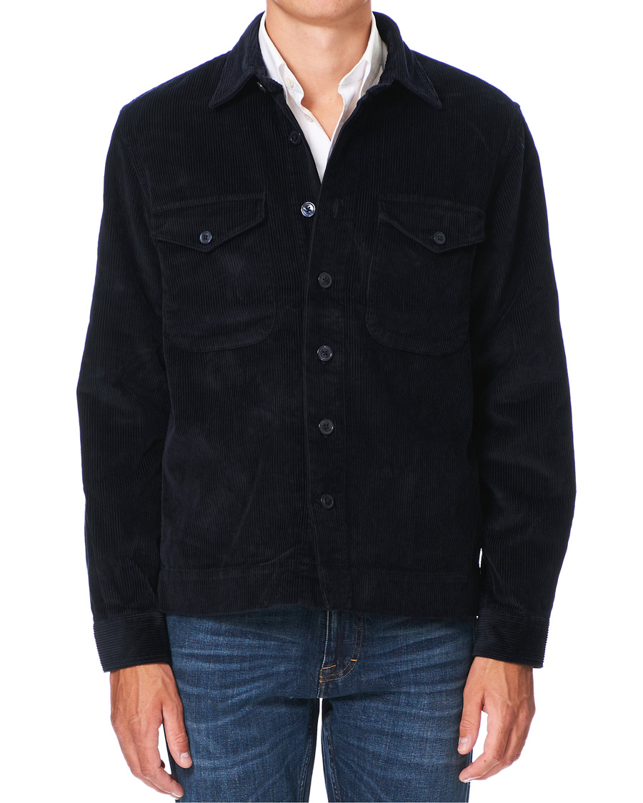 Herre | Skjorter | Tommy Hilfiger | Corduroy Overshirt Desert Sky