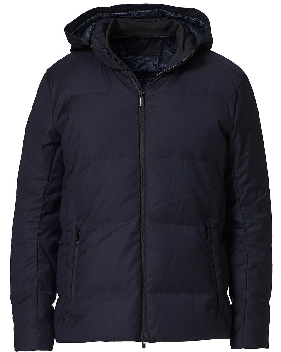 Herre | Jakker | UBR | Oxygen Down Savile Jacket Dark Navy Wool
