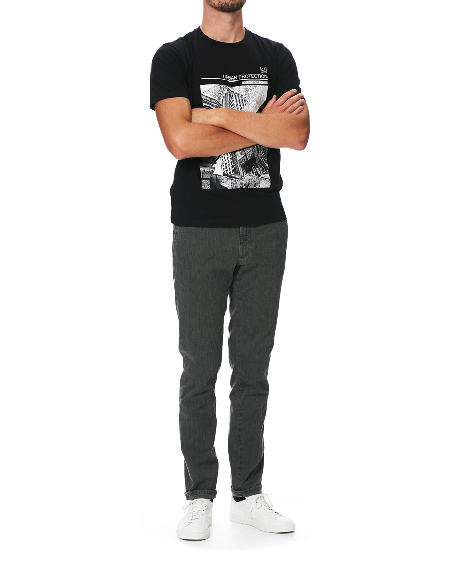 Herre | T-Shirts | C.P. Company | Urban Protection Logo Tee Black