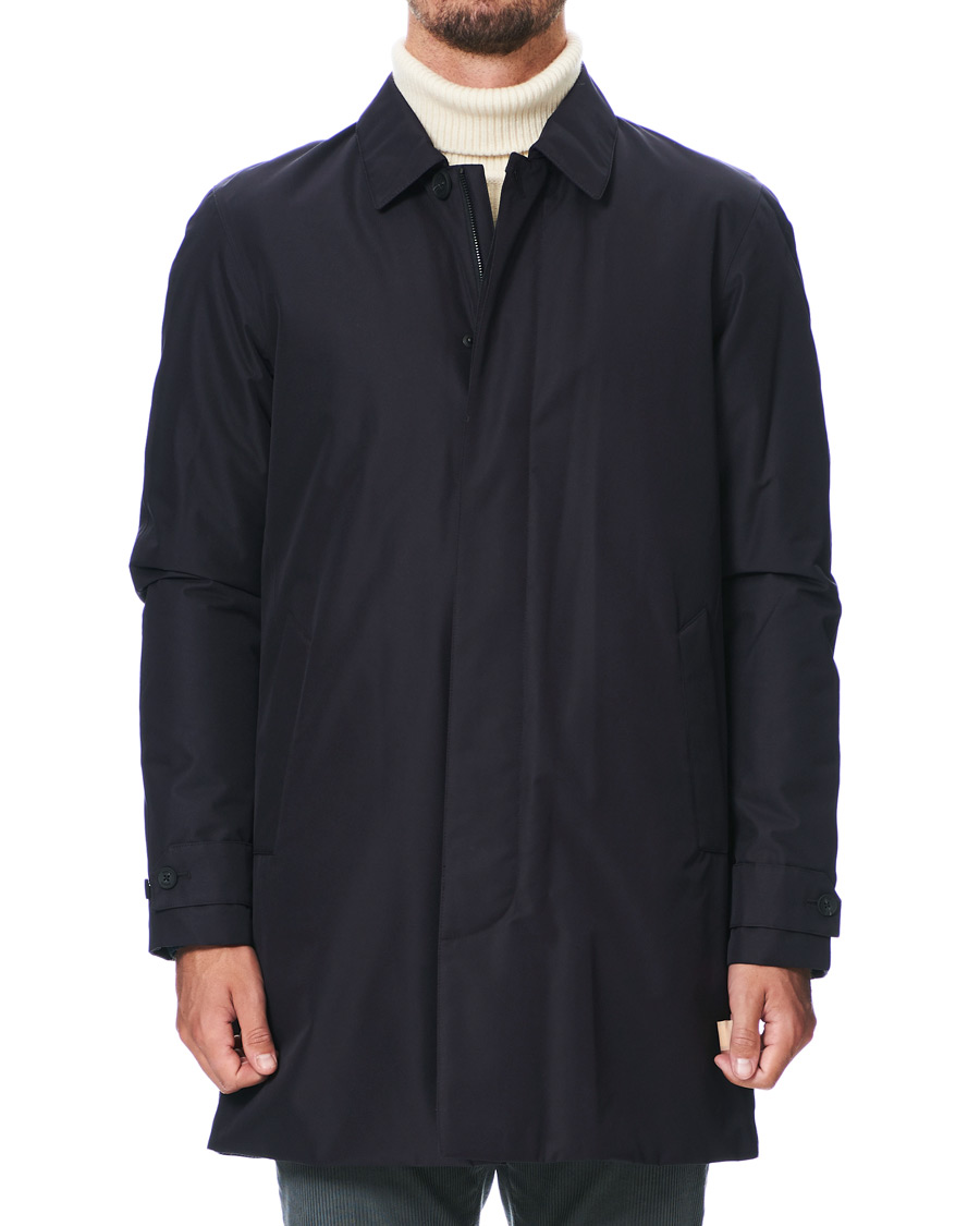 Herre | Jakker | Z Zegna | Micotene Taped Nylon Coat Navy