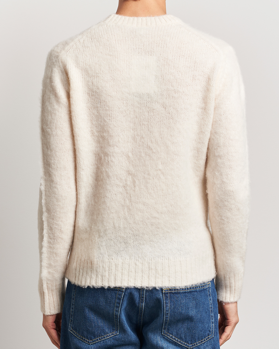 Herre | Trøjer | Aspesi | Brushed Shetland Sweater Cream