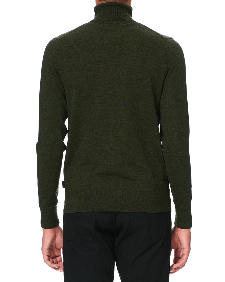 Herre | Trøjer | Calvin Klein | Superior Wool Rollneck Dark Olive
