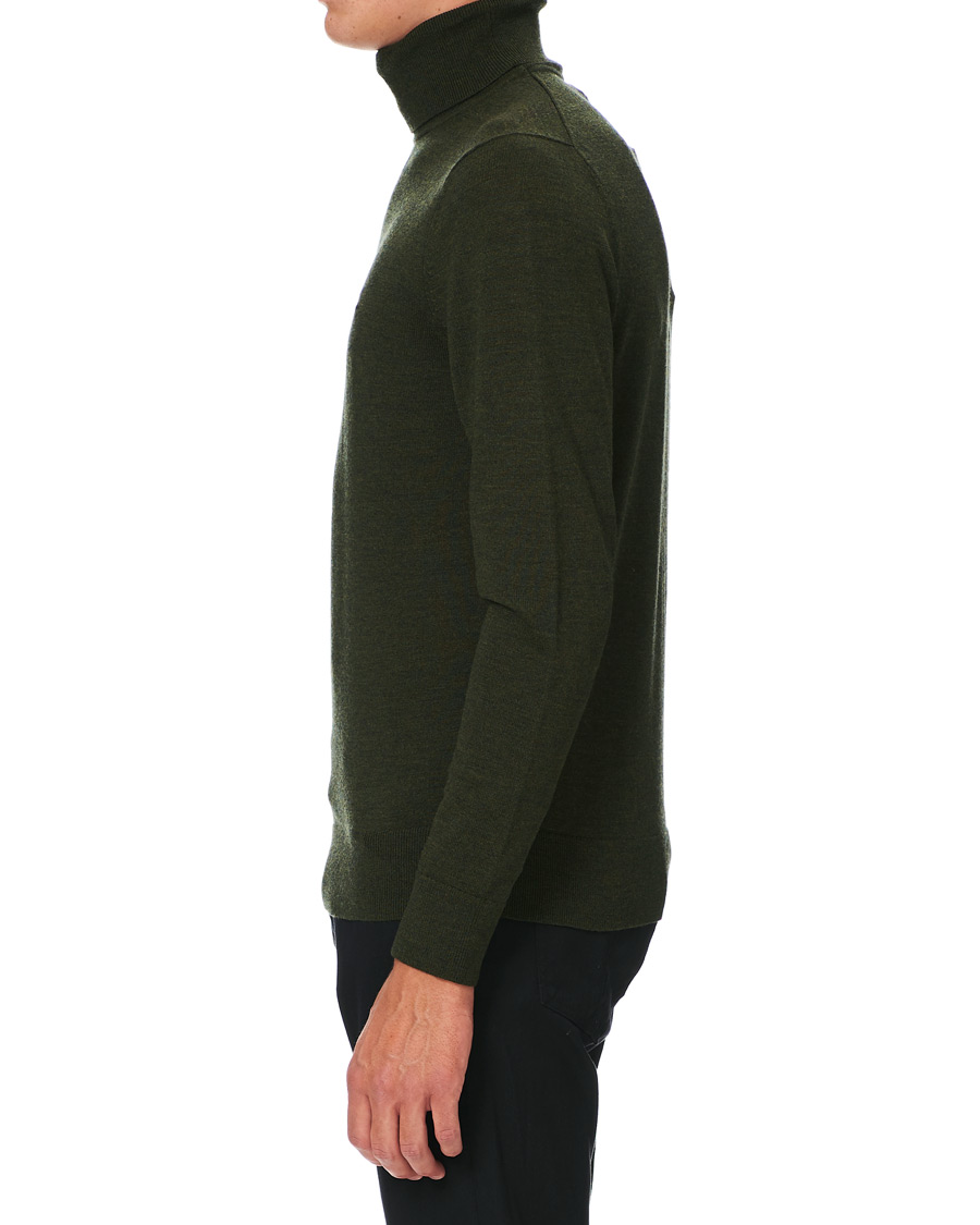 Herre | Trøjer | Calvin Klein | Superior Wool Rollneck Dark Olive