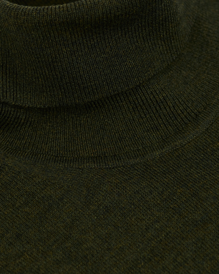 Herre | Trøjer | Calvin Klein | Superior Wool Rollneck Dark Olive