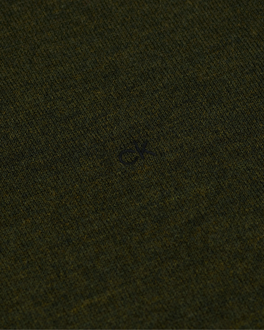 Herre | Trøjer | Calvin Klein | Superior Wool Rollneck Dark Olive