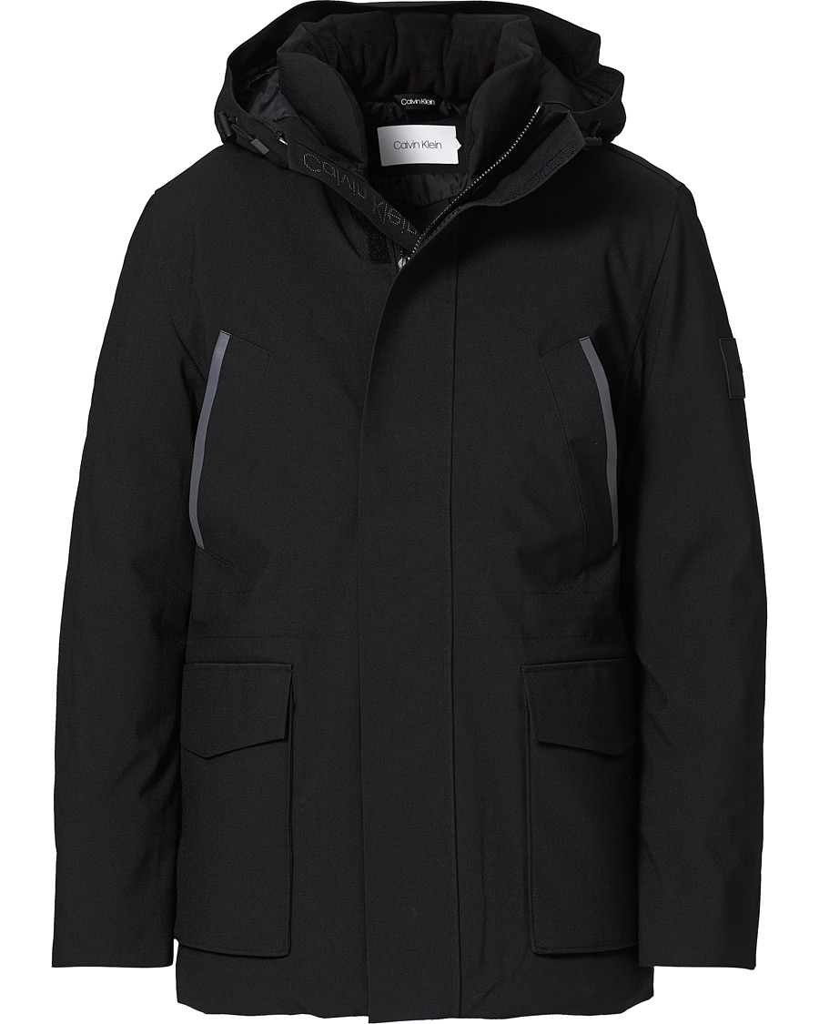 Herre | Jakker | Calvin Klein | Premium Canvas Technical Parka Black