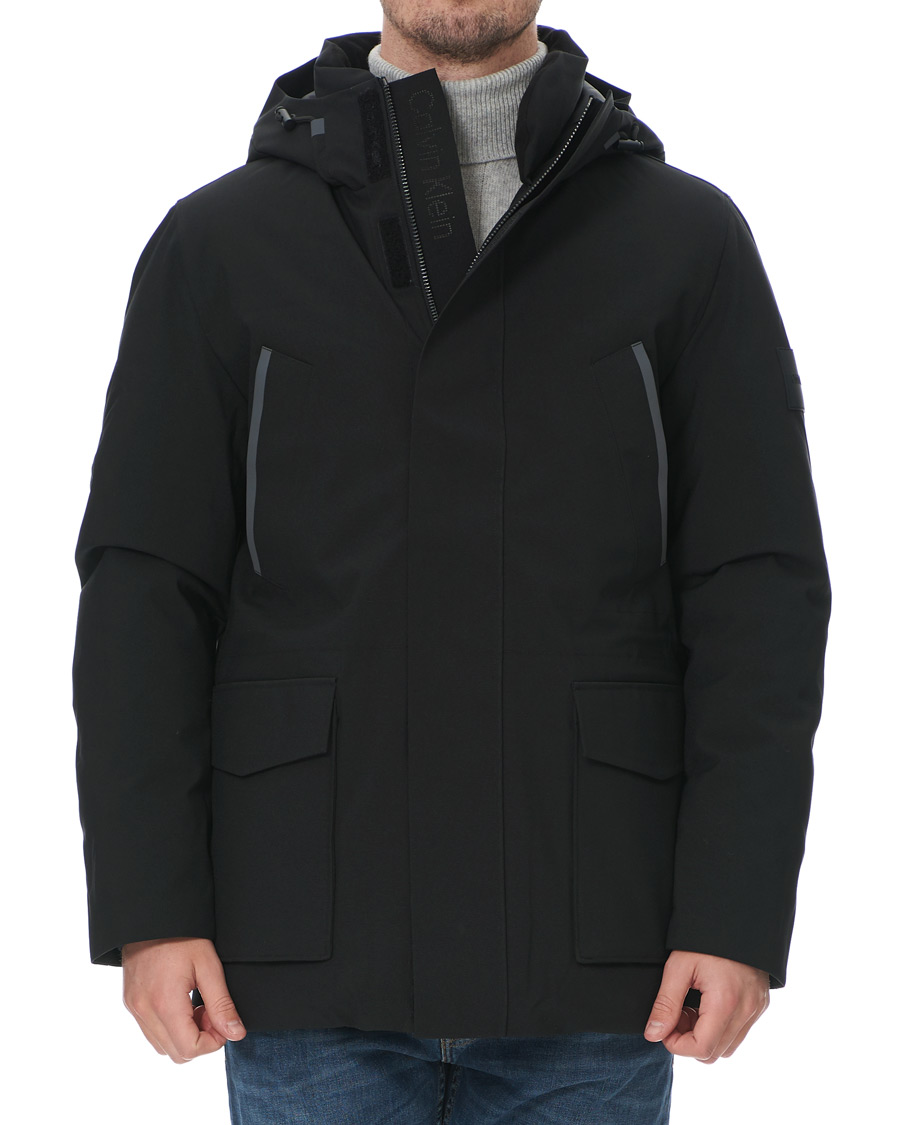 Herre | Jakker | Calvin Klein | Premium Canvas Technical Parka Black