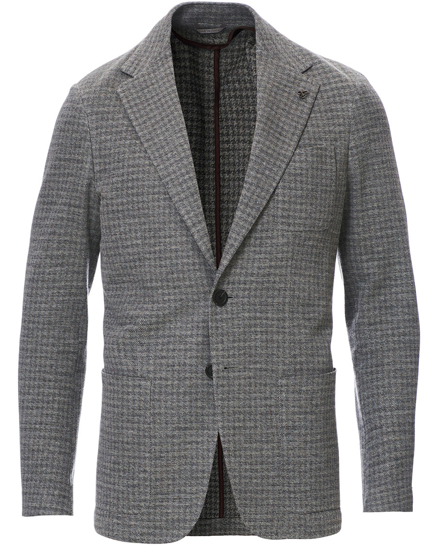 Herre | Blazere & jakker | Canali | Wool Blend Jersey Blazer Light Grey