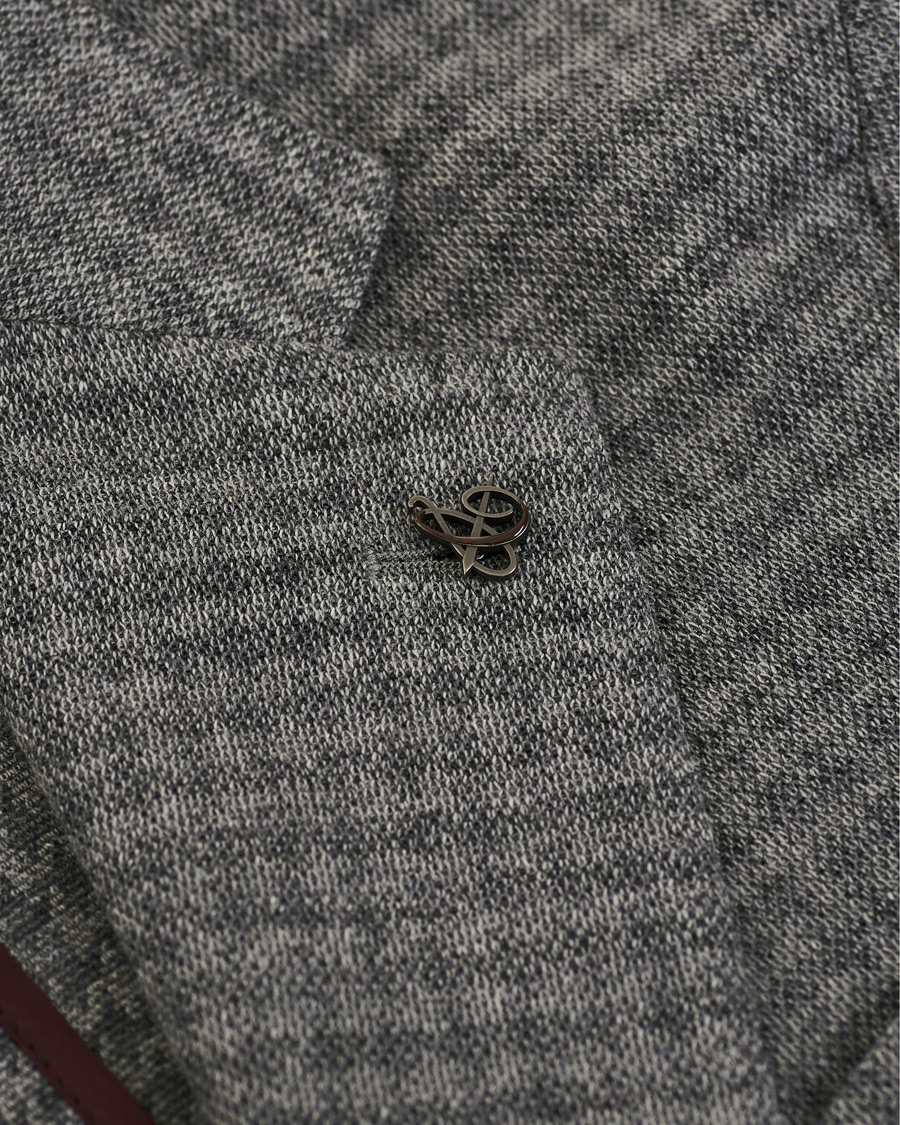 Herre | Blazere & jakker | Canali | Wool Blend Jersey Blazer Light Grey