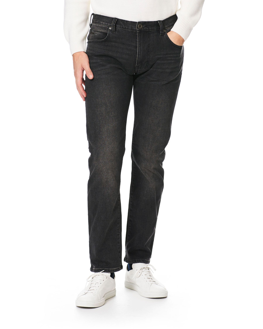 Herre | Jeans | Emporio Armani | Regular Fit Jeans Washed Black