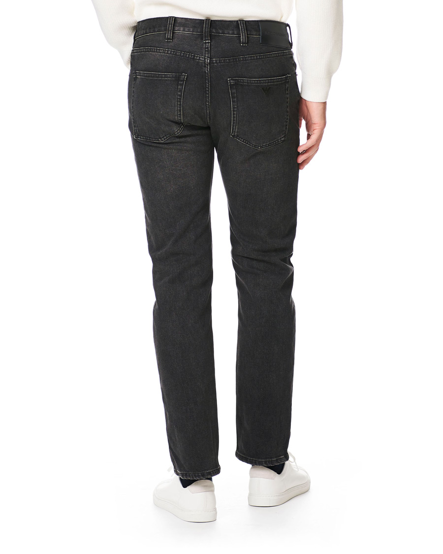 Herre | Jeans | Emporio Armani | Regular Fit Jeans Washed Black