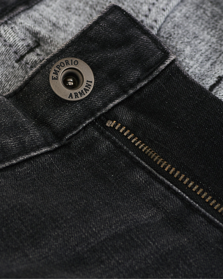 Herre | Jeans | Emporio Armani | Regular Fit Jeans Washed Black