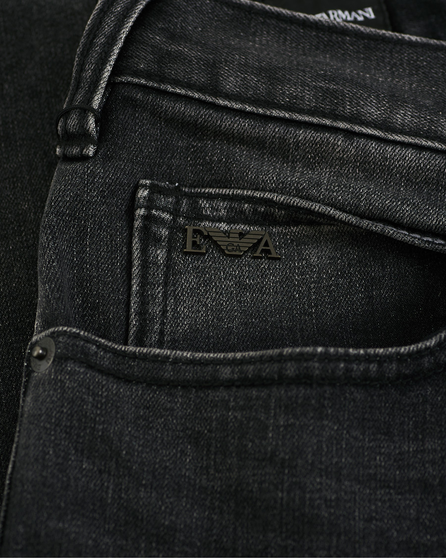 Herre | Jeans | Emporio Armani | Regular Fit Jeans Washed Black