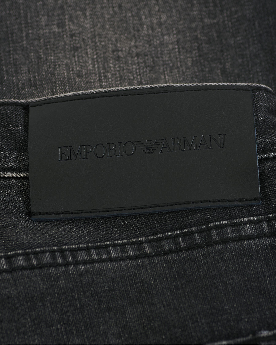 Herre | Jeans | Emporio Armani | Regular Fit Jeans Washed Black