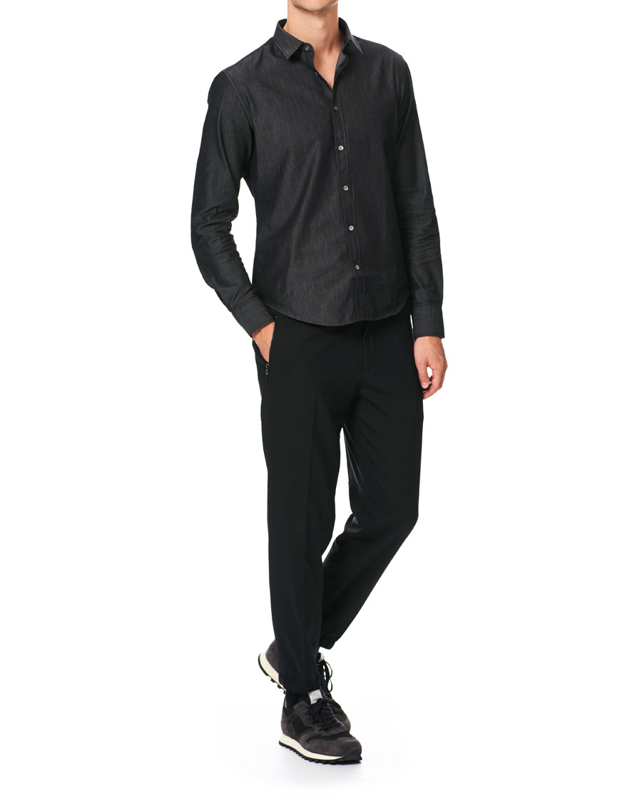Herre | Bukser | Emporio Armani | Virgin Wool Trousers Black