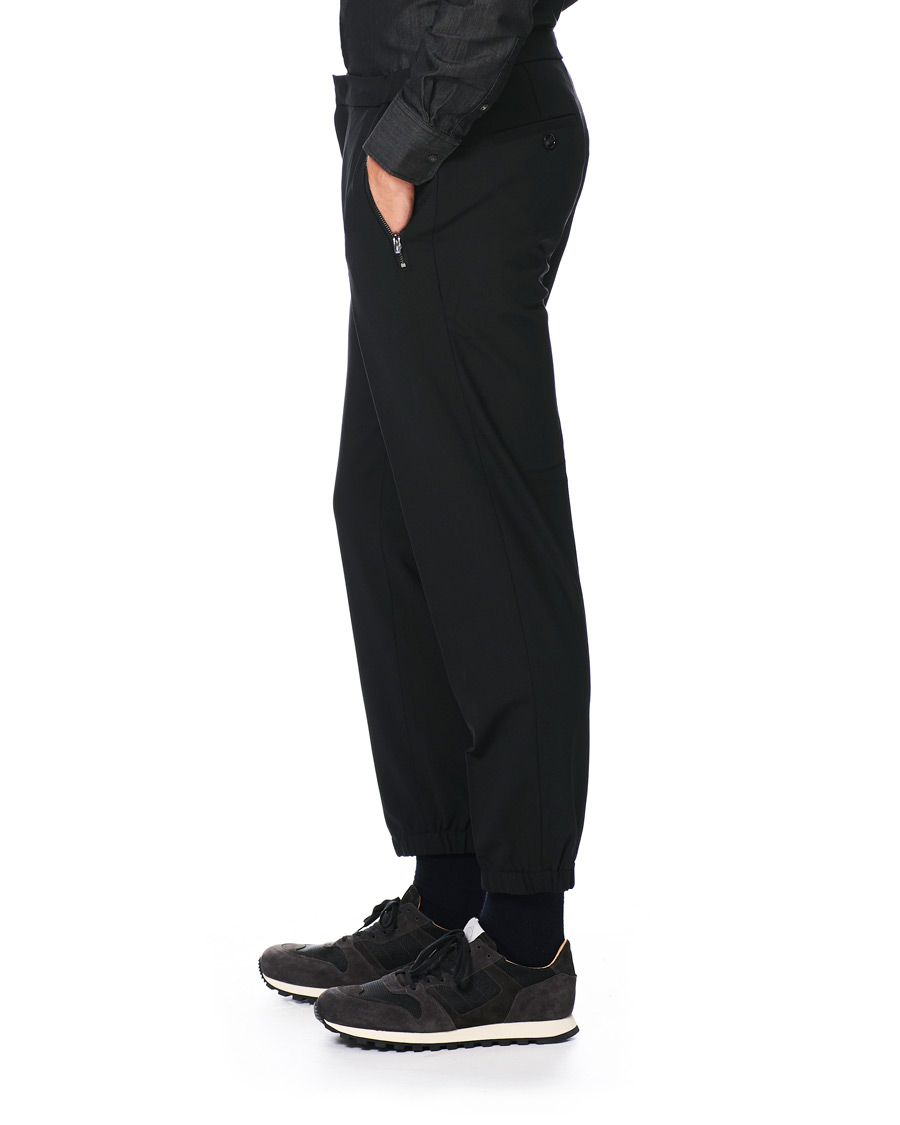 Herre | Bukser | Emporio Armani | Virgin Wool Trousers Black