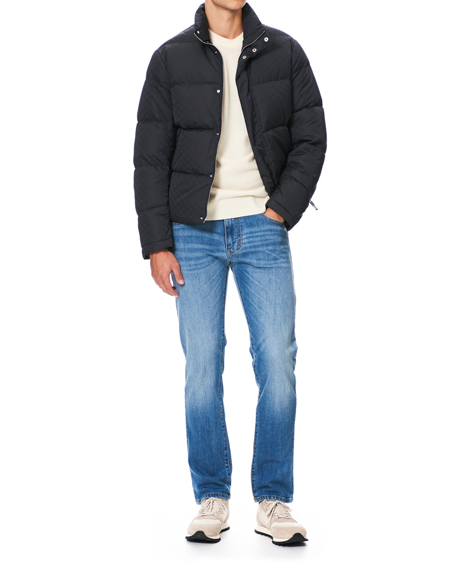 Herre | Jakker | Emporio Armani | Tonal Logo Down Jacket Navy