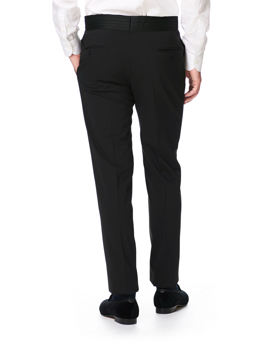 Herre | Jakkesæt | Emporio Armani | Slim Fit Virgon Wool Shawl Collar Tuxedo Black