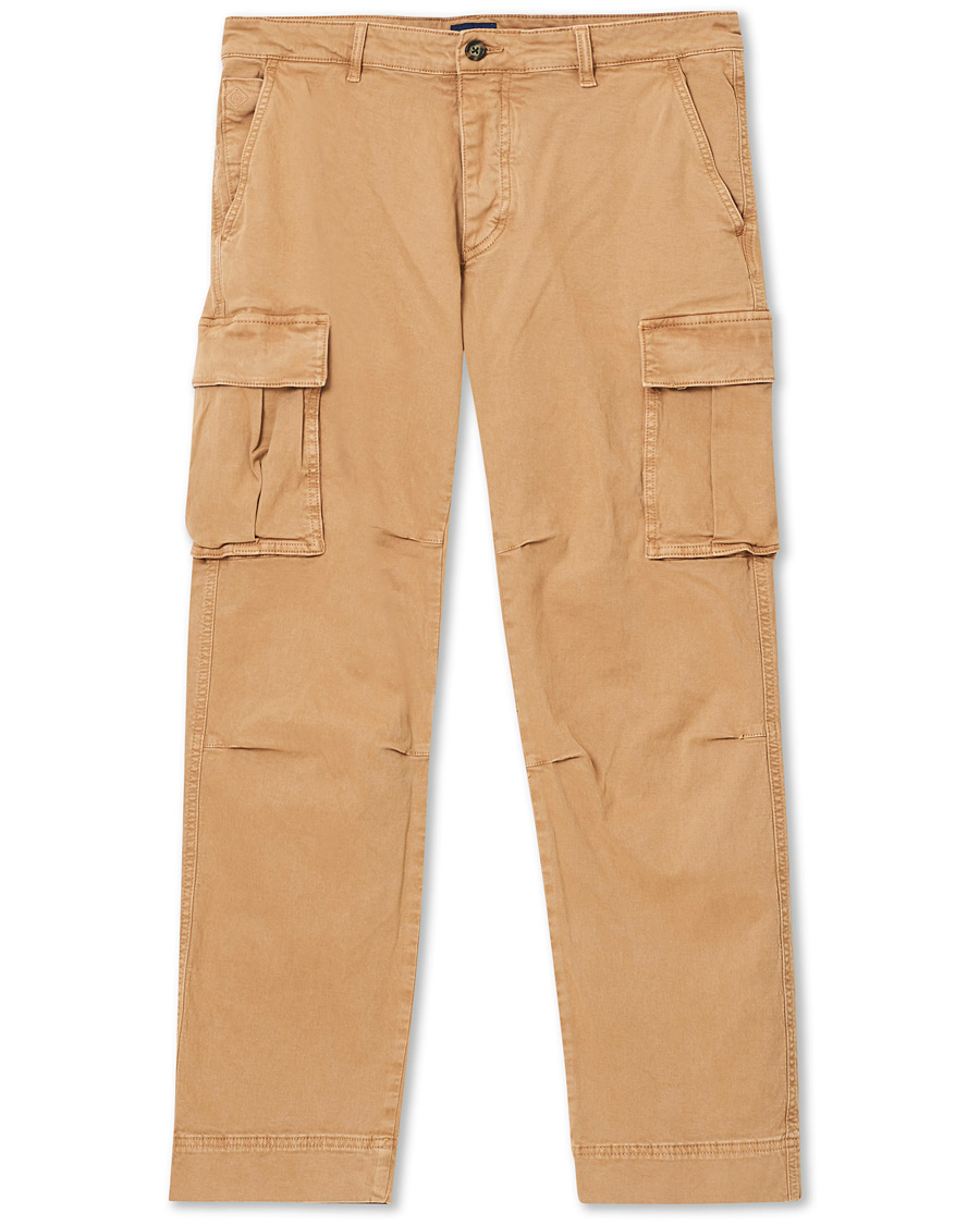 Herre | Bukser | GANT | Regular Fit Cargo Pants Warm Khaki