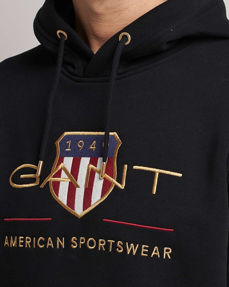 Herre | Trøjer | GANT | Archive Shield Hoodie Black