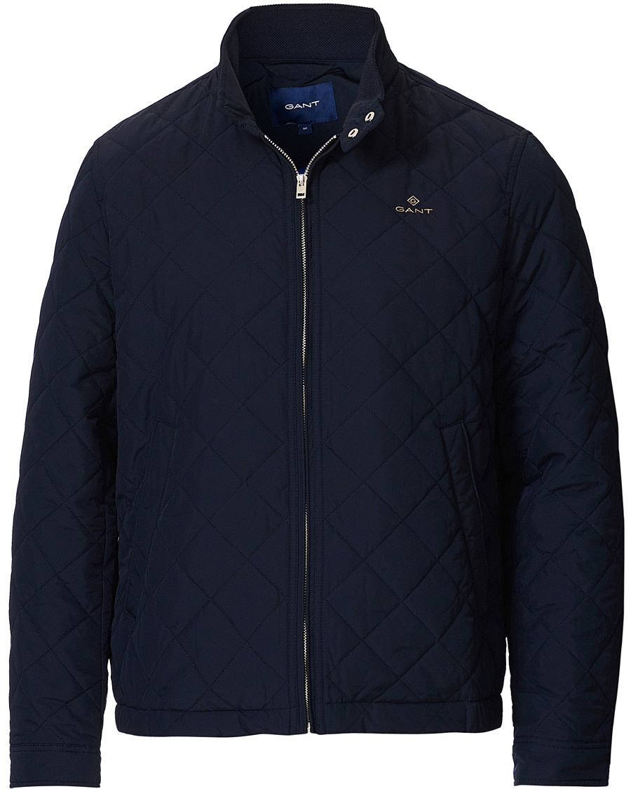 Herre | Jakker | GANT | The Quilted Windcheater Evening Blue
