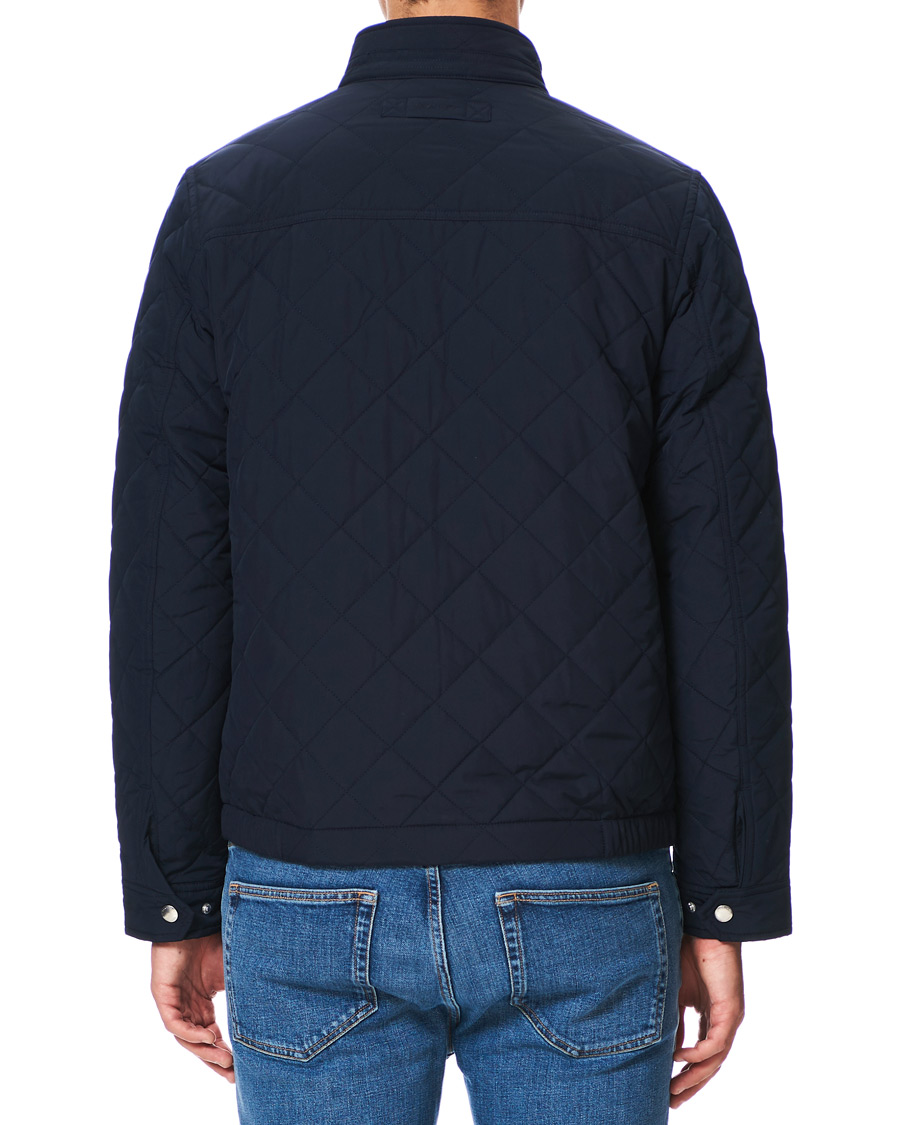 Herre | Jakker | GANT | The Quilted Windcheater Evening Blue