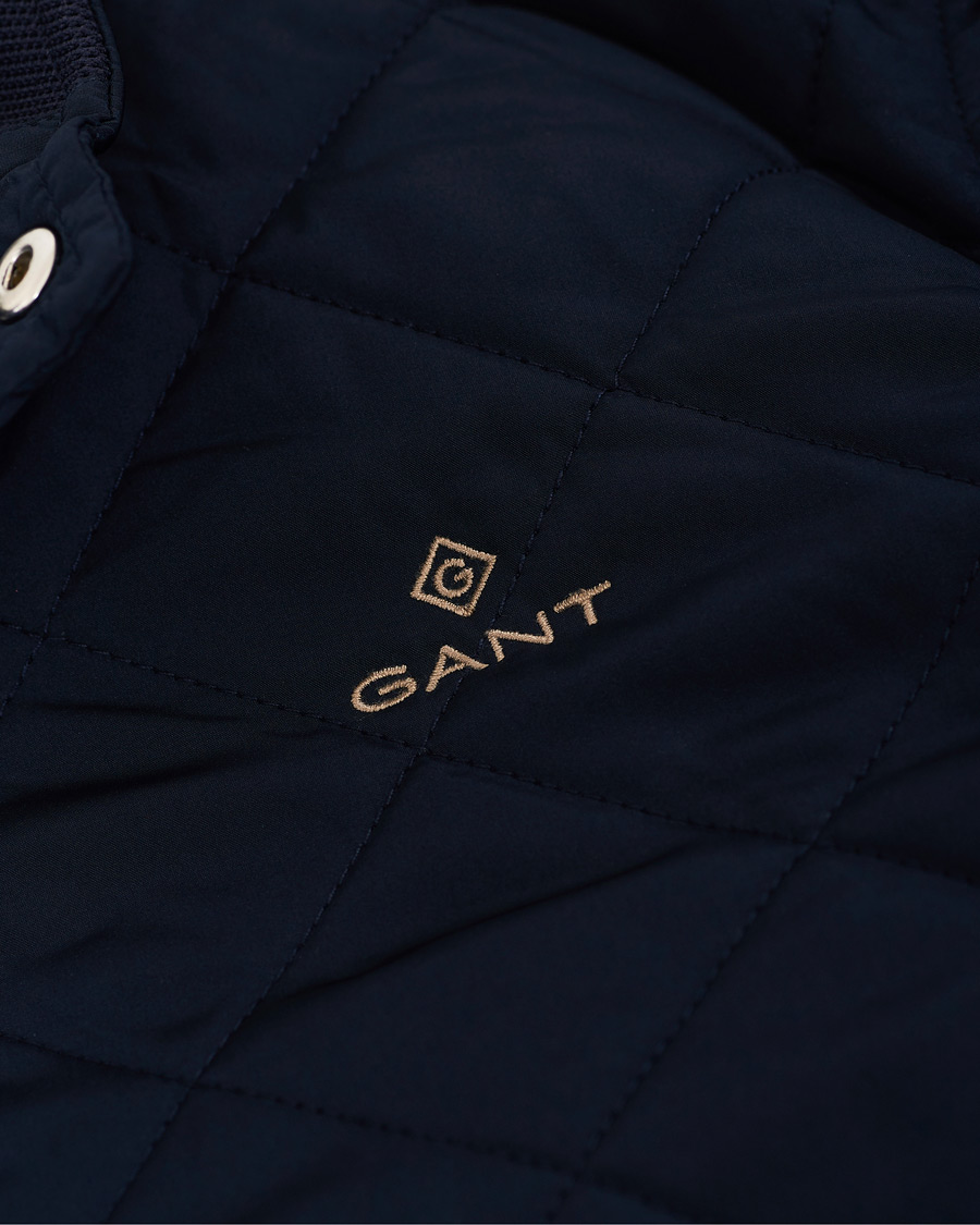 Herre | Jakker | GANT | The Quilted Windcheater Evening Blue