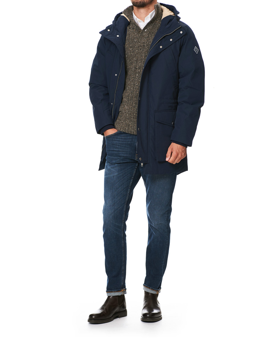 Herre | Jakker | GANT | The Everyday Parka Marine