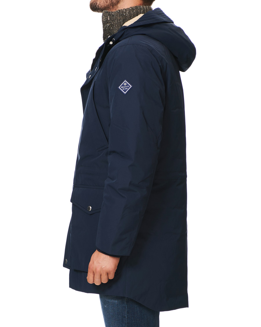 Herre | Jakker | GANT | The Everyday Parka Marine
