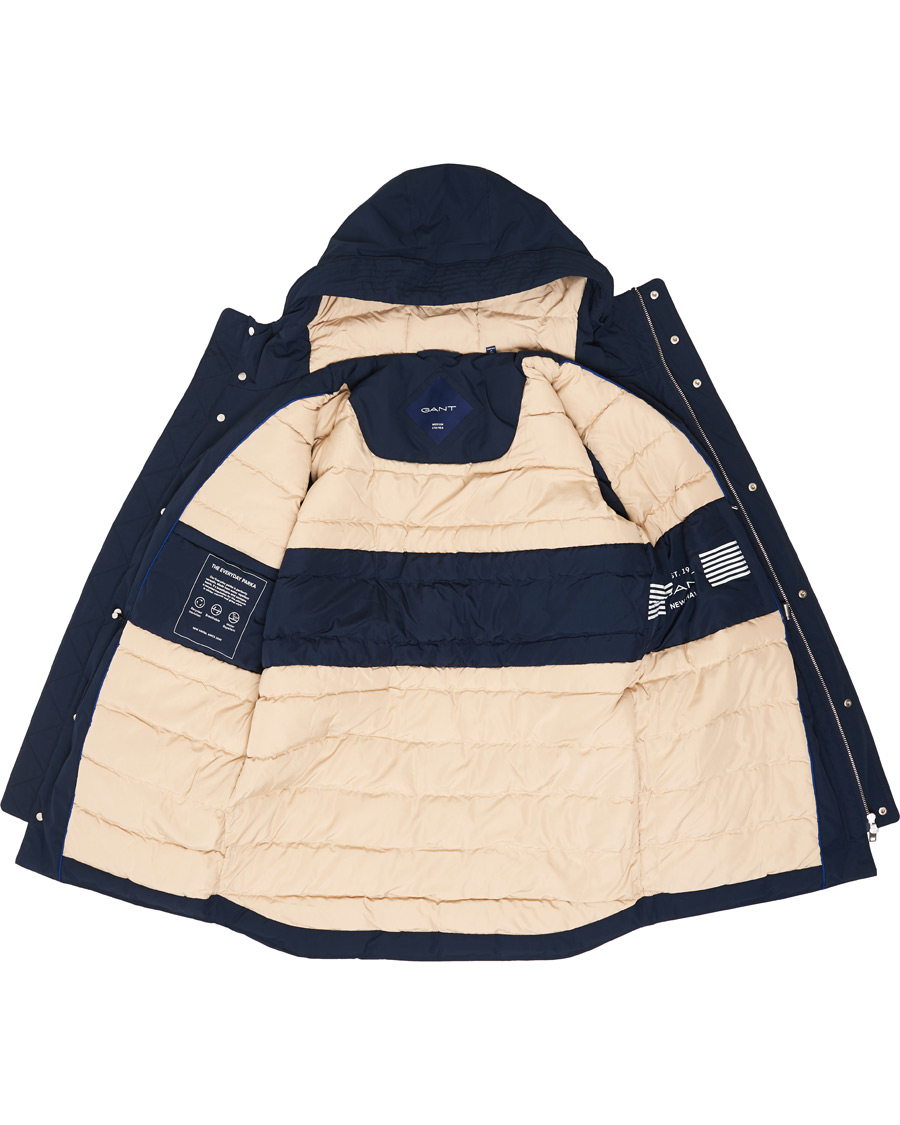 Herre | Jakker | GANT | The Everyday Parka Marine