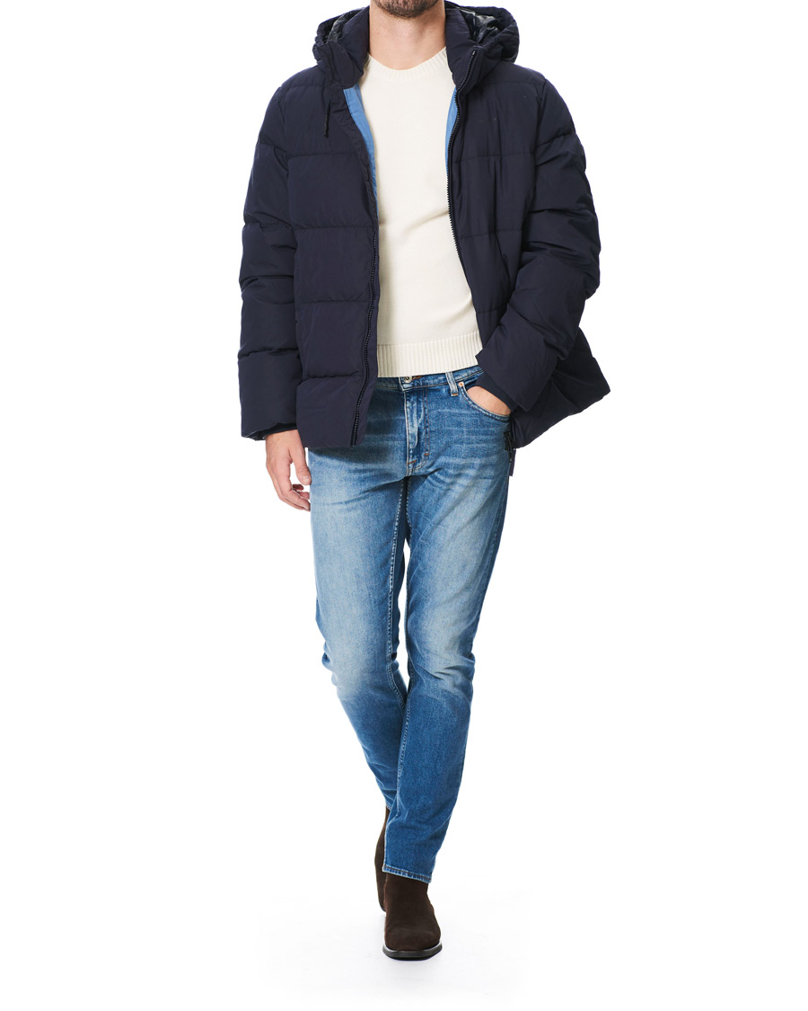 Herre | Jakker | GANT | The Alta Down Jacket Evening Blue