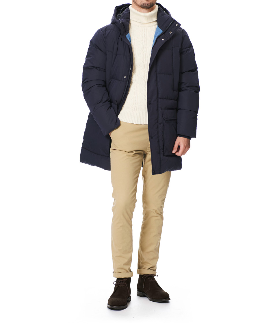 GANT The Long Alta Jacket Evening Blue - CareOfCarl.dk