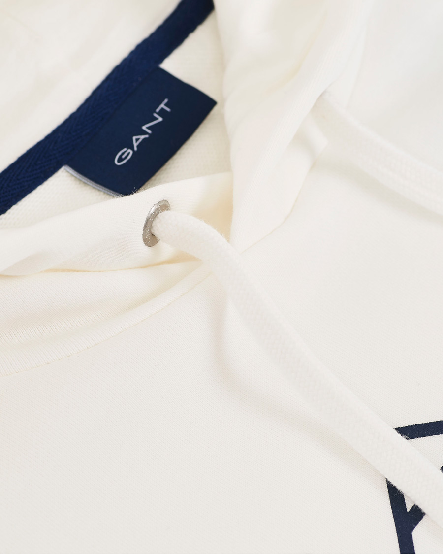 Herre | Trøjer | GANT | 1949 Logo Hoodie Eggshell