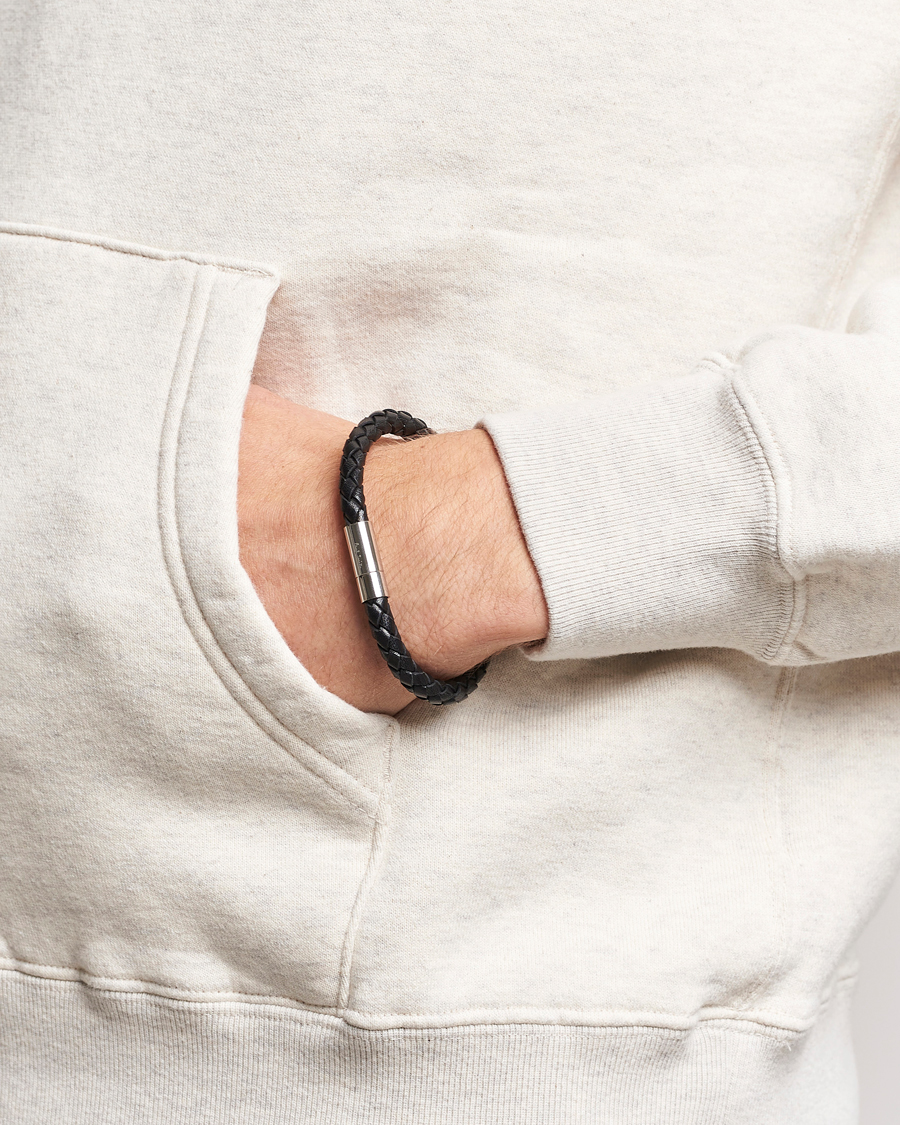 Herre | Paul Smith Leather Bracelet Black | Paul Smith | Leather Bracelet Black