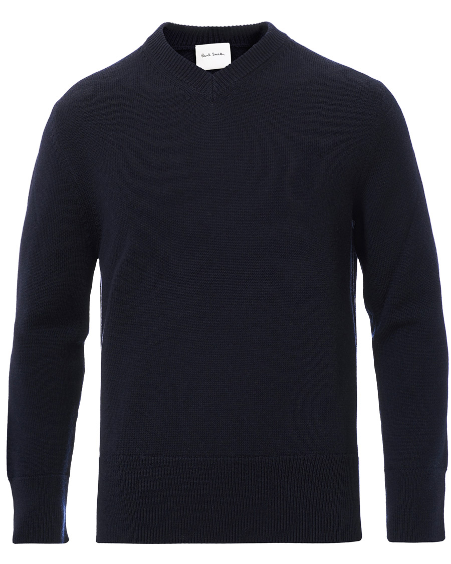 Herre | Trøjer | Paul Smith | V-Neck School Sweater Navy