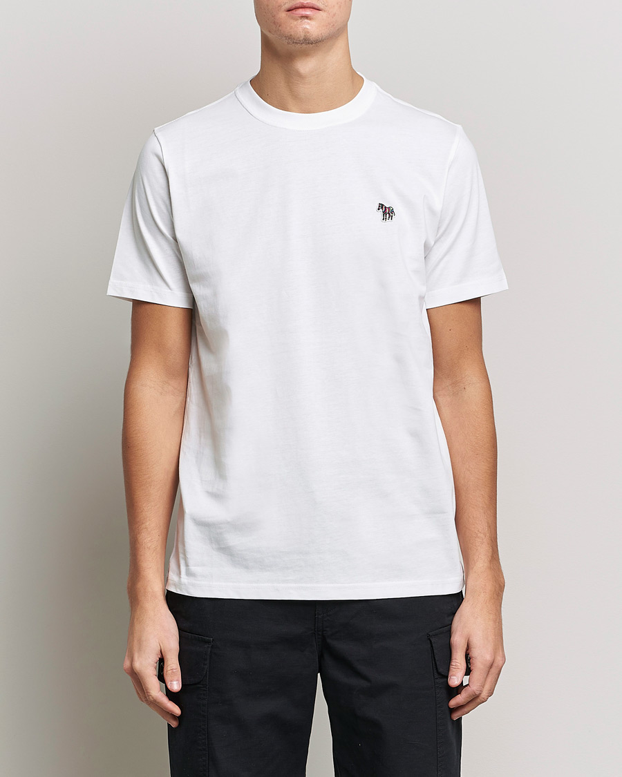 Herre | T-Shirts | PS Paul Smith | Organic Cotton Zebra T-Shirt White