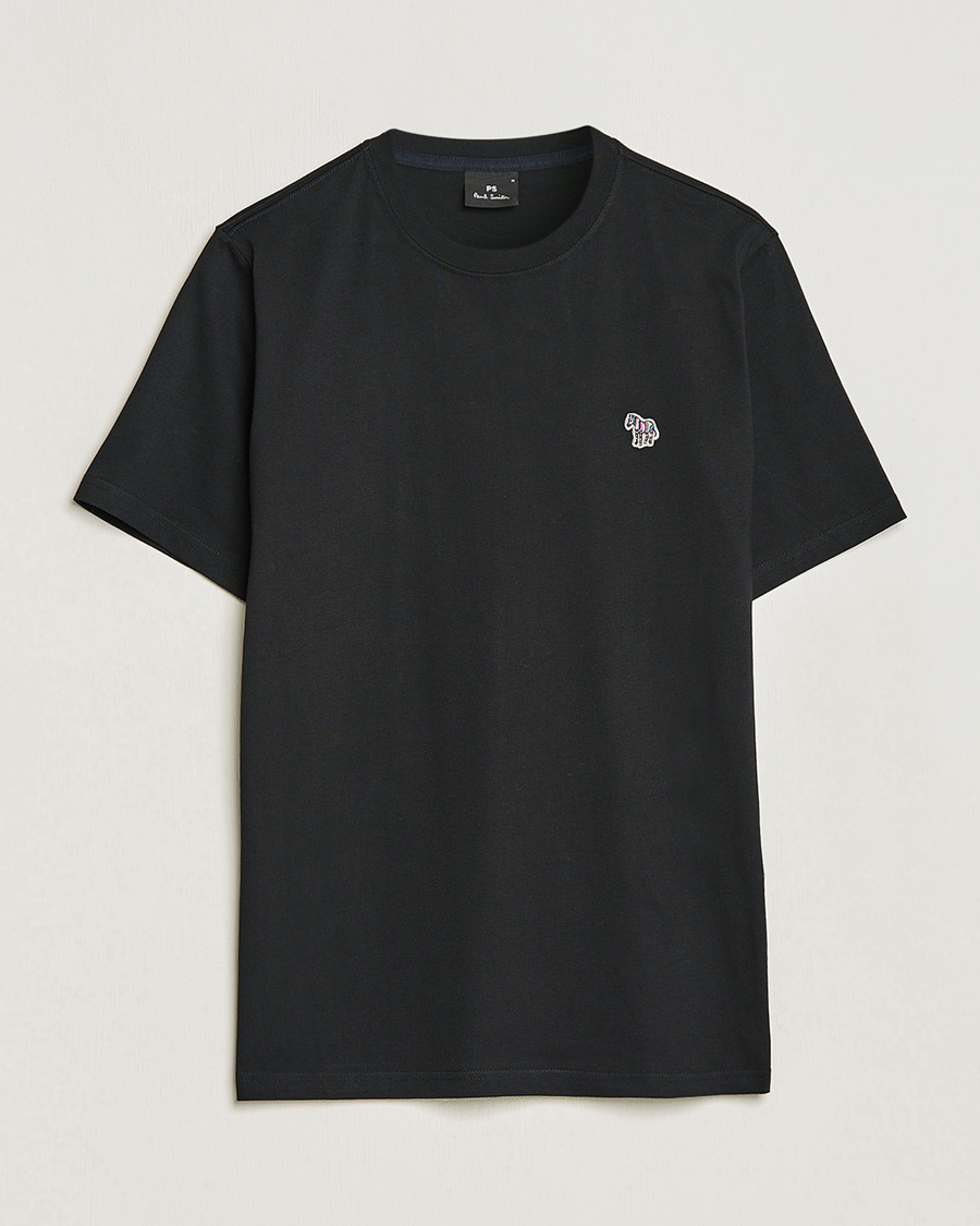 Herre | Kortærmede t-shirts | PS Paul Smith | Regular Fit Zebra T-Shirt Black
