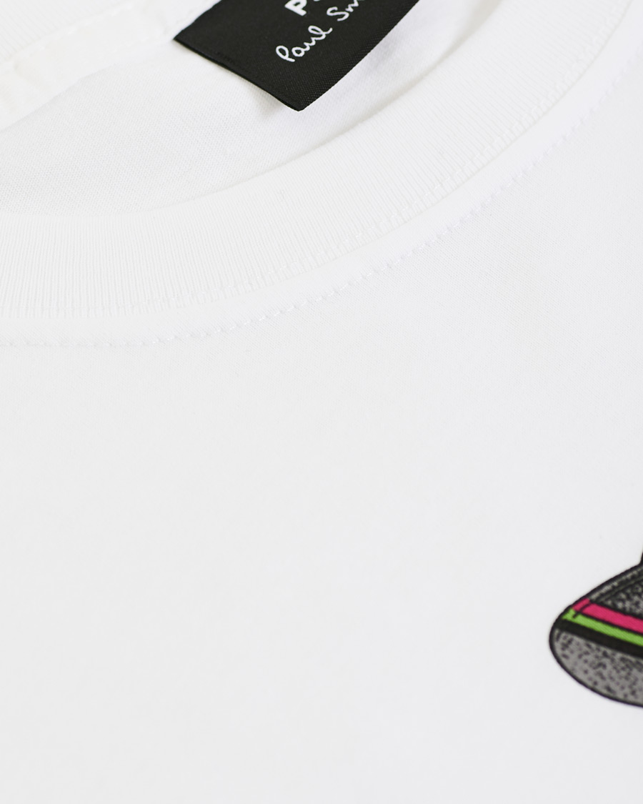 Herre | T-Shirts | PS Paul Smith | Monkey on A Bike Tee White