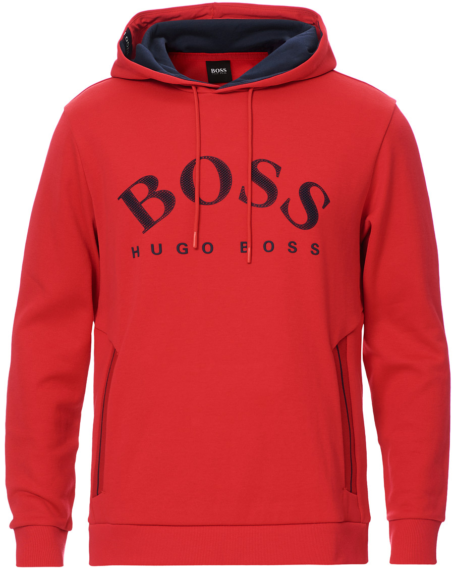 Herre | Trøjer | BOSS GREEN | BOSS Athleisure Soody Hoodie Bright Red